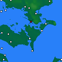 Nearby Forecast Locations - Вордингборг - карта