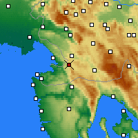 Nearby Forecast Locations - Hrpelje-Kozina - карта