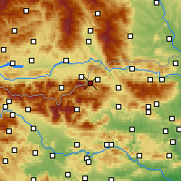 Nearby Forecast Locations - Mežica - карта