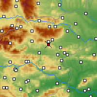 Nearby Forecast Locations - Slovenske Konjice - карта