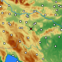 Nearby Forecast Locations - Žužemberk - карта