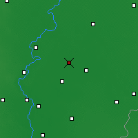 Nearby Forecast Locations - Mezőtúr - карта