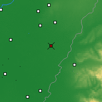 Nearby Forecast Locations - Berettyóújfalu - карта