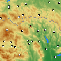 Nearby Forecast Locations - Бардеёв - карта