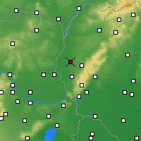 Nearby Forecast Locations - Трнава - карта