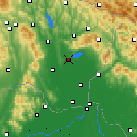 Nearby Forecast Locations - Михаловце - карта