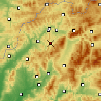 Nearby Forecast Locations - Раец - карта