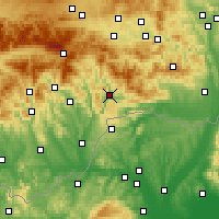 Nearby Forecast Locations - Рожнява - карта