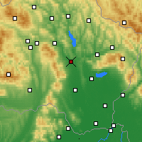 Nearby Forecast Locations - Вранов-над-Топлёу - карта