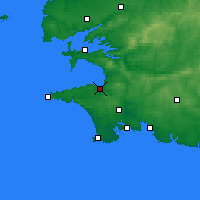 Nearby Forecast Locations - Дуарнене - карта