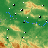 Nearby Forecast Locations - Градишка - карта