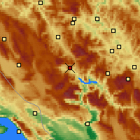 Nearby Forecast Locations - Прозор-Рама - карта