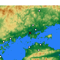 Nearby Forecast Locations - Курасики - карта