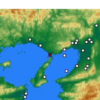 Nearby Forecast Locations - Акаси - карта