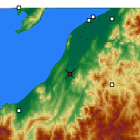 Nearby Forecast Locations - Нагаока - карта