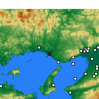 Nearby Forecast Locations - Какогава - карта