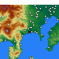 Nearby Forecast Locations - Хирацука - карта