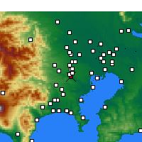 Nearby Forecast Locations - Тёфу - карта