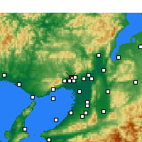 Nearby Forecast Locations - Каваниси - карта