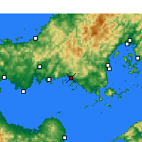 Nearby Forecast Locations - Сюнан - карта