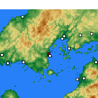 Nearby Forecast Locations - Ивакуни - карта