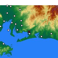 Nearby Forecast Locations - Тоёкава - карта