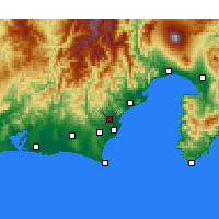 Nearby Forecast Locations - Фудзиэда - карта