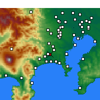Nearby Forecast Locations - Эбина - карта