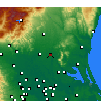 Nearby Forecast Locations - Тикусей - карта