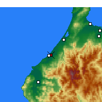 Nearby Forecast Locations - Комацу - карта