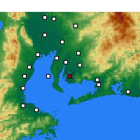 Nearby Forecast Locations - Нисио - карта