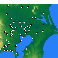 Nearby Forecast Locations - Камагая - карта
