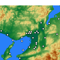 Nearby Forecast Locations - Икеда - карта