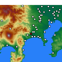 Nearby Forecast Locations - Исехара - карта