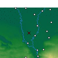 Nearby Forecast Locations - Шибин-эль-Ком - карта