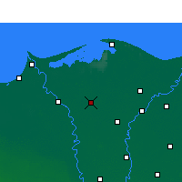 Nearby Forecast Locations - Кафр-эш-Шейх - карта
