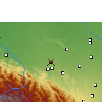 Nearby Forecast Locations - San Juan de Yapacaní - карта