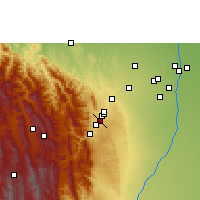 Nearby Forecast Locations - Jorochito - карта
