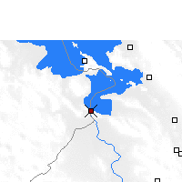 Nearby Forecast Locations - Desaguadero - карта
