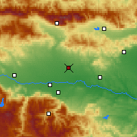 Nearby Forecast Locations - Раковски - карта