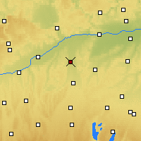 Nearby Forecast Locations - Майтинген - карта