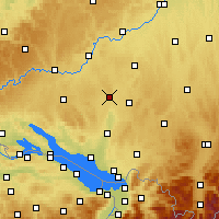 Nearby Forecast Locations - Аулендорф - карта