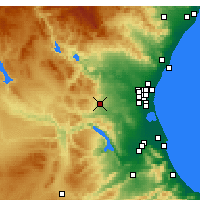 Nearby Forecast Locations - Буньоль - карта