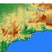 Nearby Forecast Locations - Алора - карта