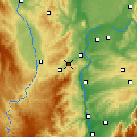 Nearby Forecast Locations - Rive-de-Gier - карта