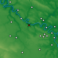 Nearby Forecast Locations - Mantes-la-Ville - карта