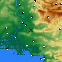 Nearby Forecast Locations - Кавайон - карта