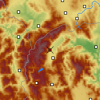 Nearby Forecast Locations - Kamenjane - карта