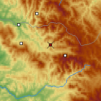 Nearby Forecast Locations - Вишеу-де-Сус - карта