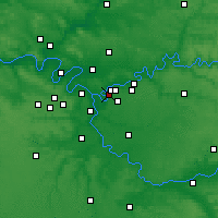 Nearby Forecast Locations - Villiers-sur-Marne - карта